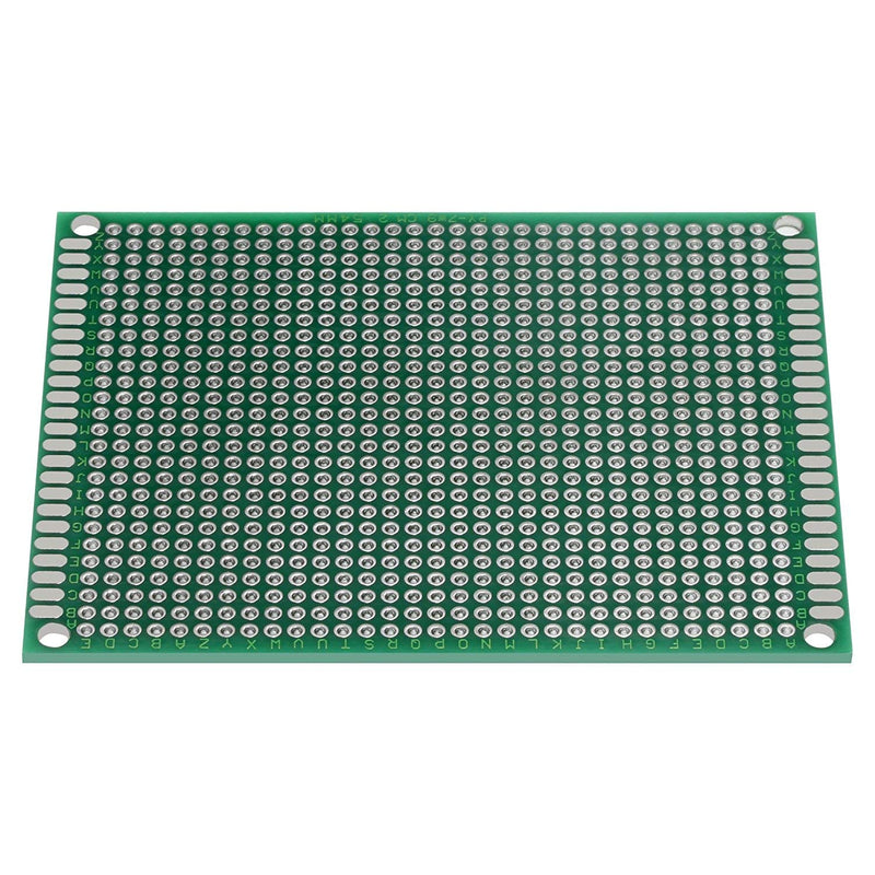 LampVPath (Pack of 2) PCB Prototype Board, Double Sided PCB Proto Board for DIY Solder Breadboard, 7cm X 9cm(2.756" X 3.543") Universal Printed Circuit Board 7x9-2PC
