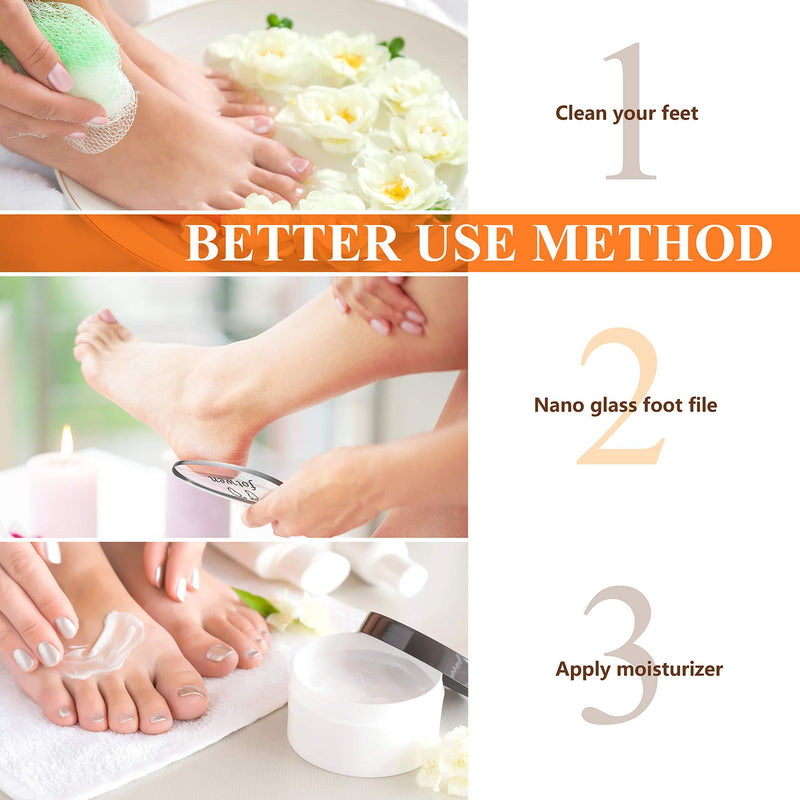 Updated 2021 Nano Foot Scrubber Callus Remover, Foot Care Pedicure Tool, fotwen Foot File with Nano-Level Grinding Points, Great for Dead Skin Removal, Cracking, Wet and Dry Feet (egg) egg