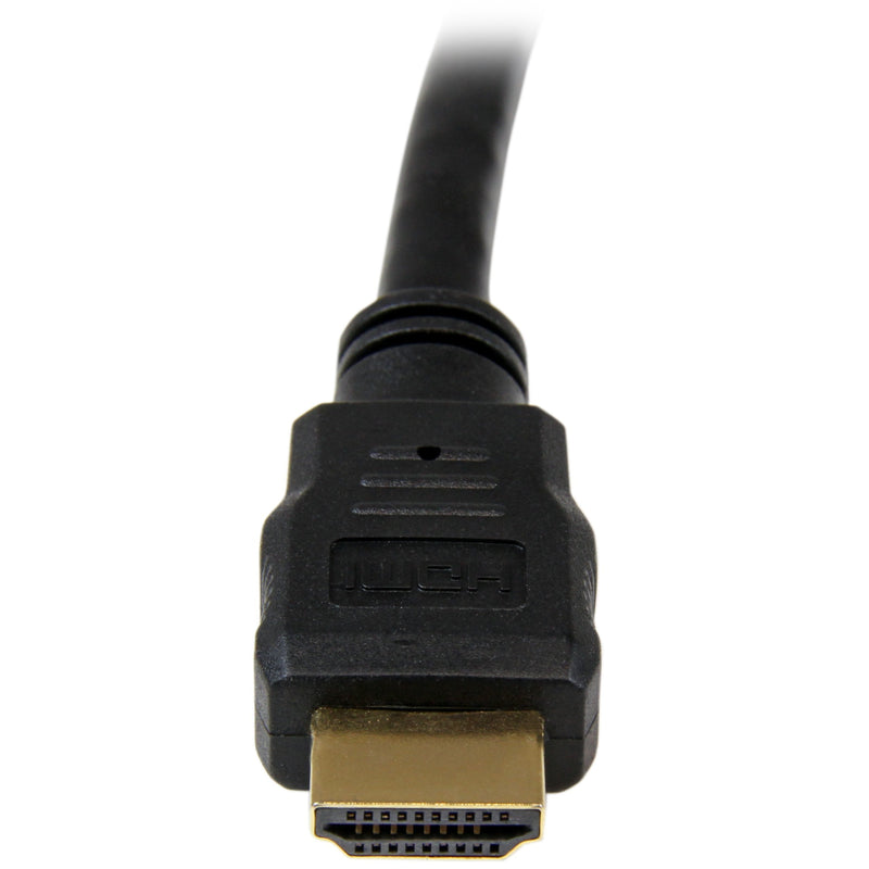 StarTech.com 0.3m 1ft Short High Speed HDMI Cable - Ultra HD 4k x 2k HDMI Cable - HDMI M/M - 30cm HDMI 1.4 Cable - Audio/Video Gold-Plated (HDMM30CM),Black 0.3 meter