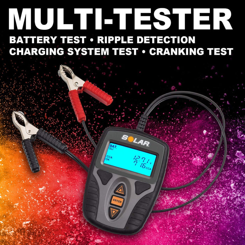 SOLAR Digital 12V Battery and System Tester