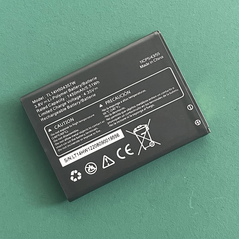 Replacement TL14H504357W Battery, High Capacity Battery for AT& T Cingular Flip IV 4 U102AA TL14H504357W 1450mah