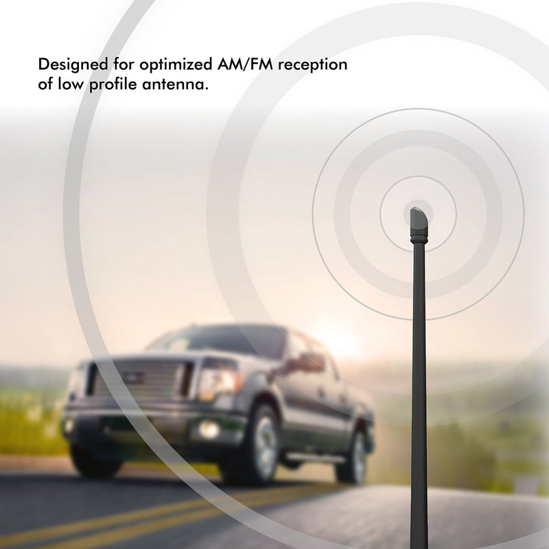 Rydonair Antenna Compatible with Chevy Silverado & GMC Sierra/Denali | 13 inches Flexible Rubber Antenna Replacement | Designed for Optimized FM/AM Reception Chevy & GMC