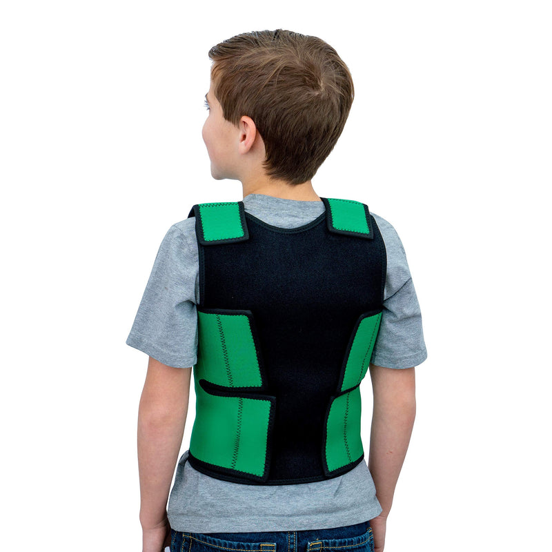 Special Supplies Sensory Compression Vest Deep Pressure Comfort for Autism, Hyperactivity, Mood Processing Disorders, Breathable, Form-Fitting, Kids and Adults (Green, X-Small 14x24 inches) Green X-Small (Pack of 1)