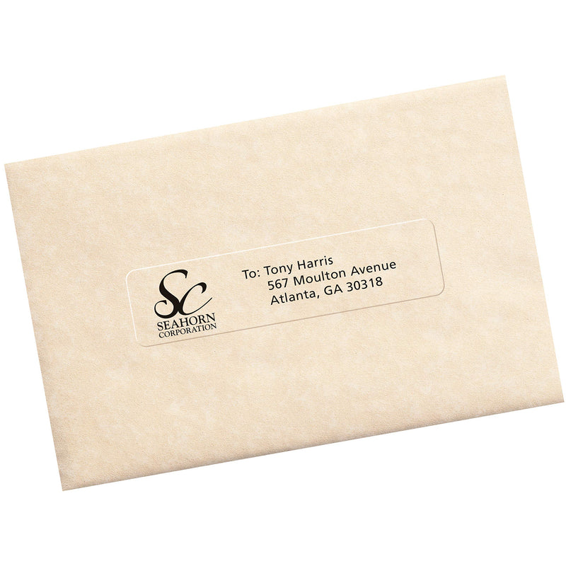 Avery Matte Frosted Clear Address Labels for Laser Printers, 1" x 4", 200 Labels (15661)