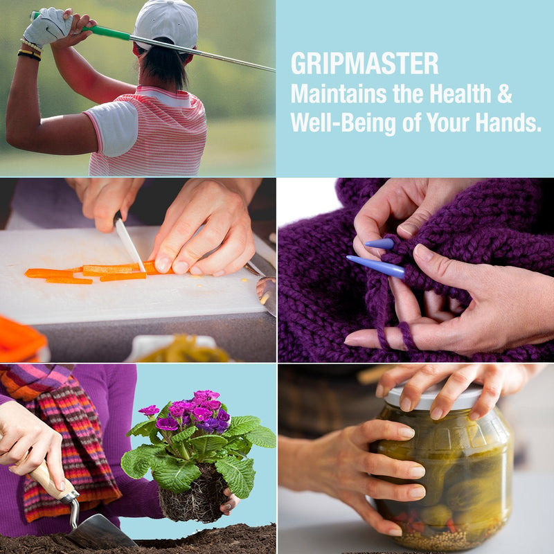 PROHANDS Gripmaster Rehab Hand Exerciser, Finger Exerciser (Hand Grip Strengthener), Spring-Loaded, Finger-Piston System, Added Palm Cushion 0.75 lb (XX-Light Tension) Tan - Gripmaster Rehab