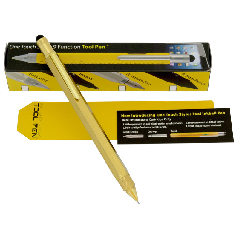 MONTEVERDE USA Tool 0.9mm Pencil - Solid Brass (MV35481)