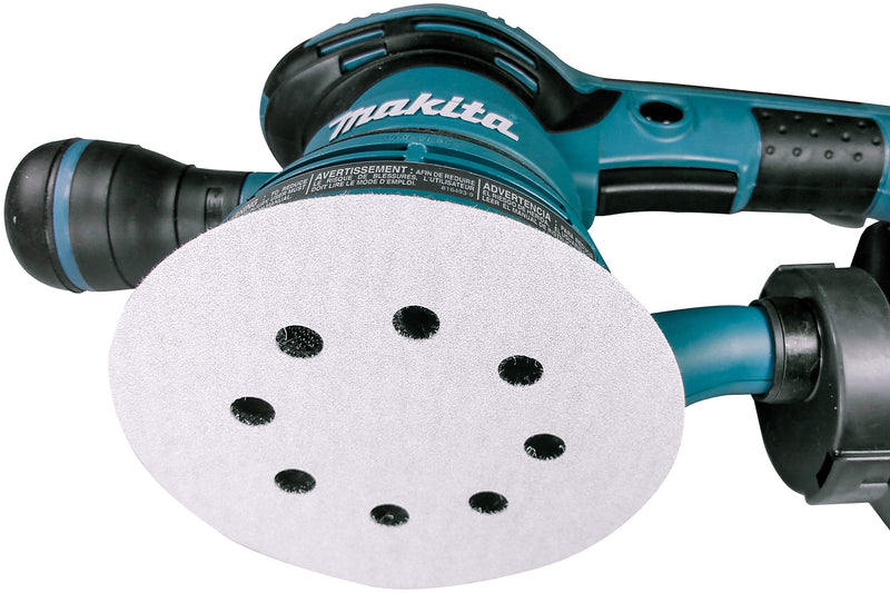 Makita 30 Piece - Multi Grit Sanding Disc Set For 5" Random Orbit Sanders - For Wood, Metal & Plastic - 80, 120 & 240 Grit | 8 Hole Hook-And-Loop Sandpaper 30 Piece | Multi-Grit Sanding Disc Set