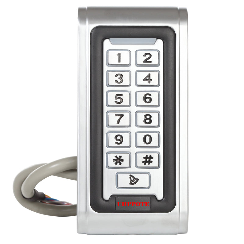 UHPPOTE Waterproof IP68 Metal Case Stand-Alone Access Control Keypad with Wiegand 26 bit Interface for 125khz RFID Card
