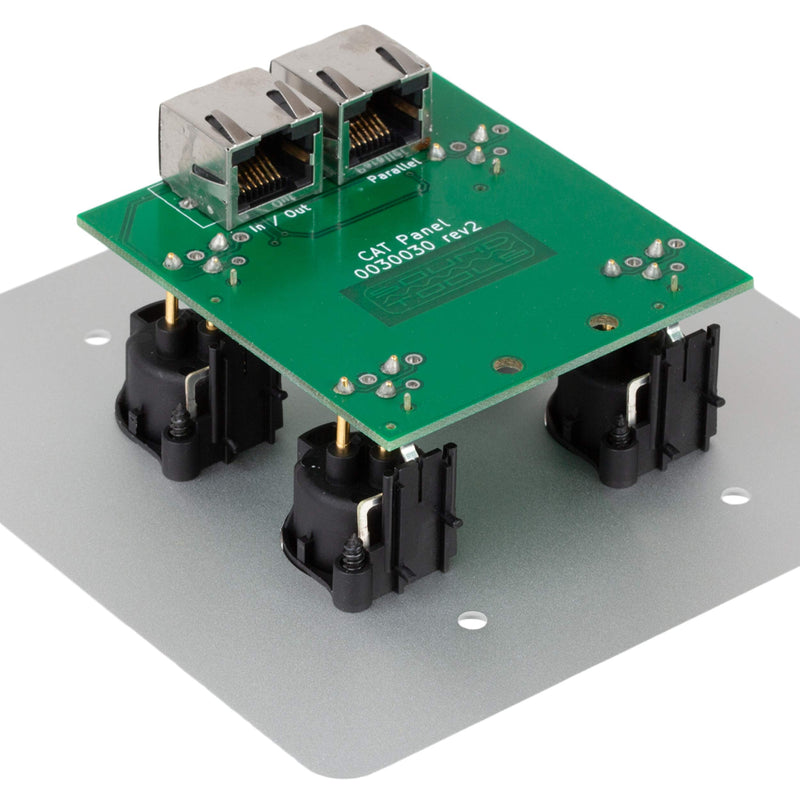 Wall CAT MX-S (Male, Silver) - Audio Over Shielded CAT Cable. Capable of Sending Analog Audio, DMX, Clear-Com and AES. Male