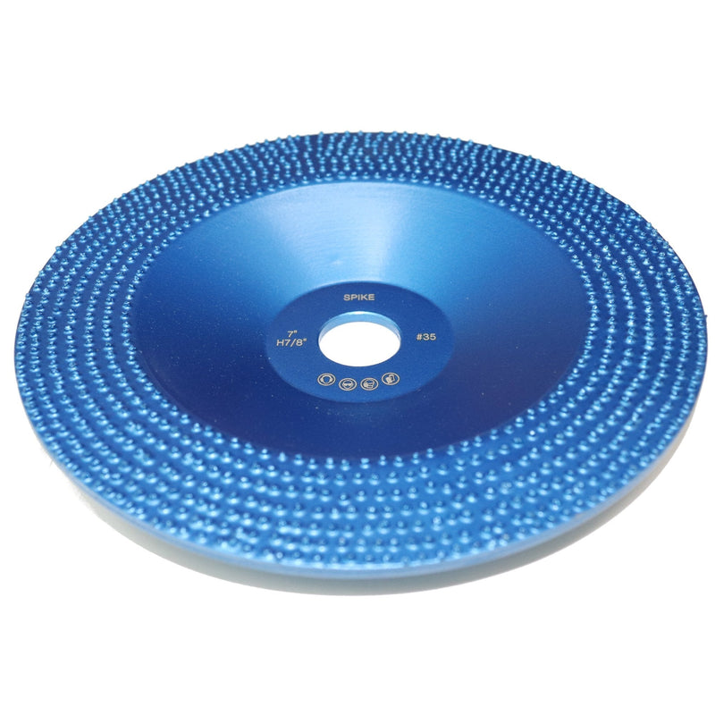 Spike 7" Diamond Cup Removing Disc Wheel for Paint, Epoxy, Glue, Mastic with RCD Newest Technology & Rubber Cushioned Body (Spike, 7", 14.5 oz Very Light) 7"