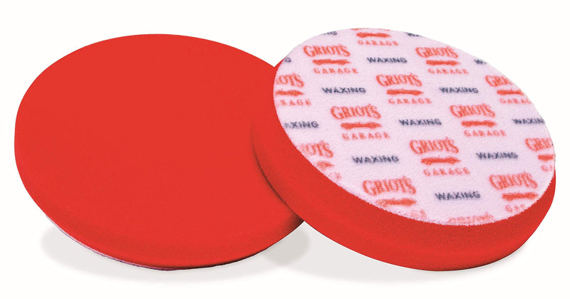 Griot's Garage 10525 5.5" Red Foam Waxing Pads (Set of 2) 5" Pads (Set of 2)