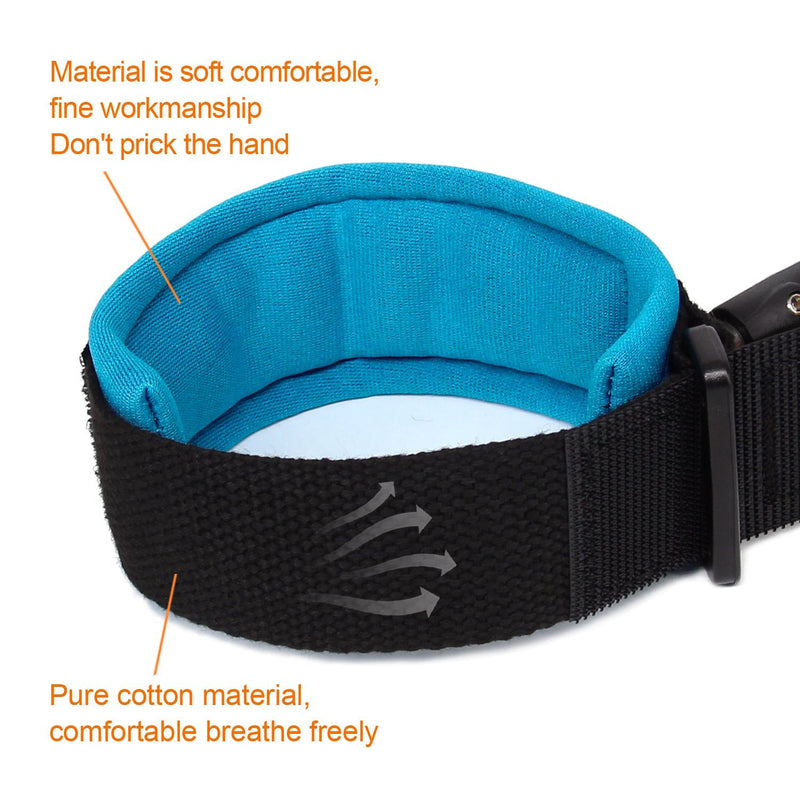 Blisstime Anti Lost Wrist Link Safety Wrist Link for Toddlers, Babies & Kids Blue 1.5m 59 Inch (Pack of 1)