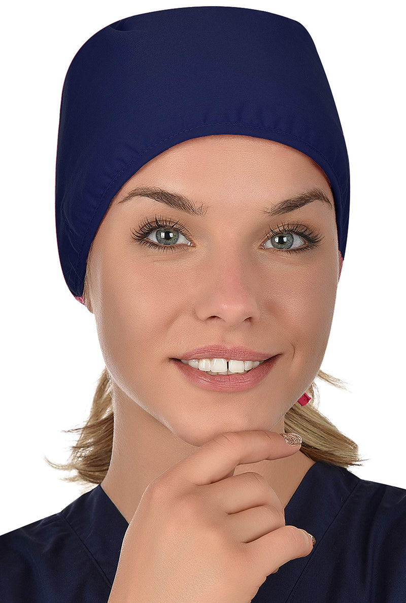 B-well surgical cap fabric surgical caps fabric nurse accessories for doctors, nurses, dentists, pharmacists, veterinarians, medical staff (blue) blue