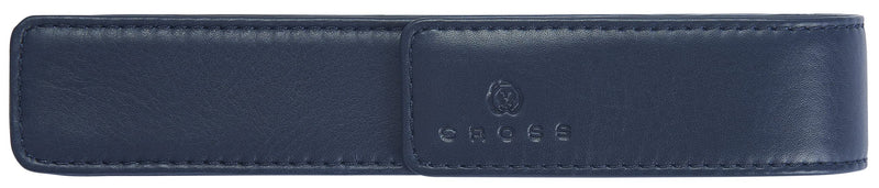 Cross Blue Leather Single Pen Pouch