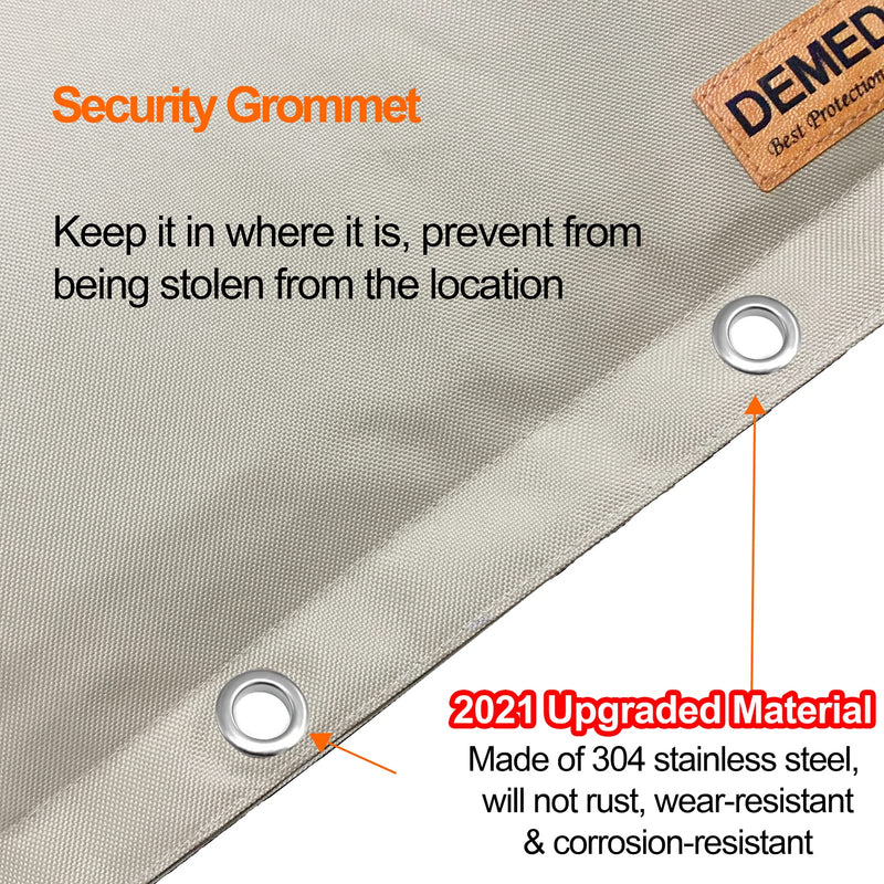 Backflow Preventers Protection, 16”W x 20”H Backflow Winter Cover, Insulated Cover Pouch for Irrigation Backflow Valve, Sprinkler Valves in Snow or Sun Exposure, Winterizing Backflow Preventers – Sand 16" x 20"