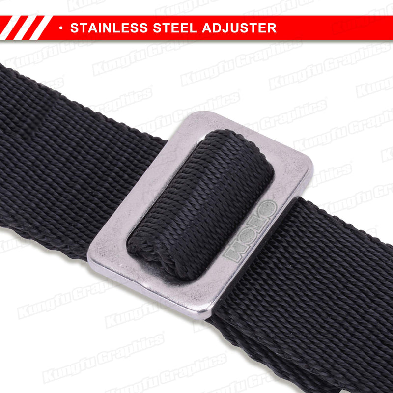 Kungfu Graphics Front Adjustable Rescue Strap for Dirtbikes Motocross Enduro Supercross Universal, Blue