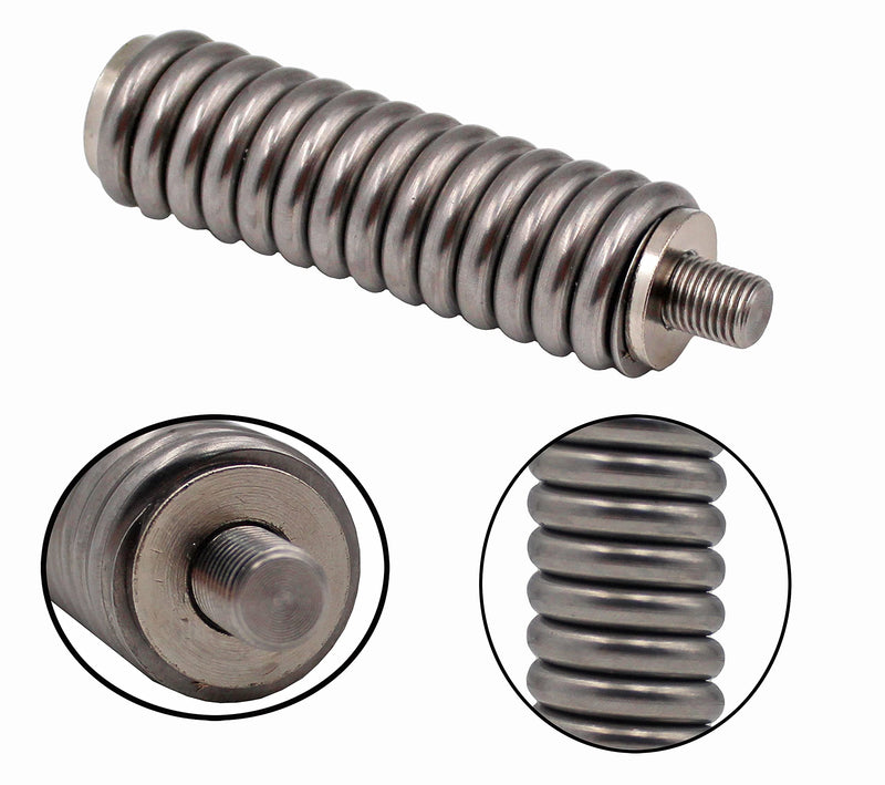 SS-3H CB Antenna Spring Mount - Heavy Duty Stainless Steel Antenna Electronics Spring to fit Mobile/in-Vehicle CB Radio Antenna Mount up to 60" Long and 3/8" - 24 Threads.