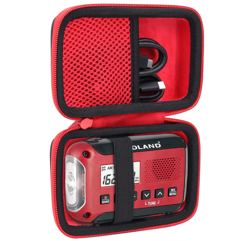co2CREA Hard Case Replacement for Midland ER10VP Emergency Alert Radio Flashlight