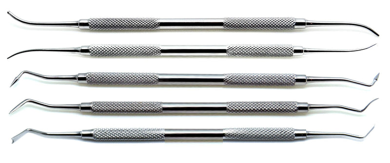 Dental Pk Thomas Wax Carvers P.K 1, 2, 3, 4, 5 Restorative Double Ended Waxing Modelling Instruments 5 Pieces Set