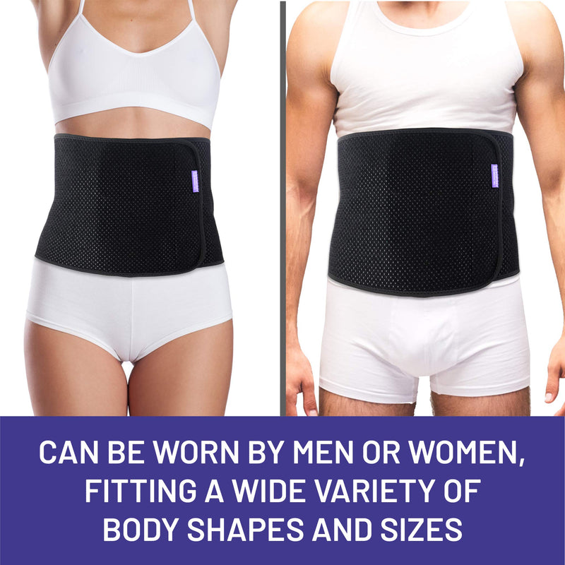Everyday Medical Abdominal Binder Post Surgery - with Bamboo Charcoal Accelerate Healing and Reduce Swelling After C-Section, Abdomen Surgeries, Tummy Tuck, Bladder & Gastric Bypass Belly Girdle Small/Medium (Pack of 1)