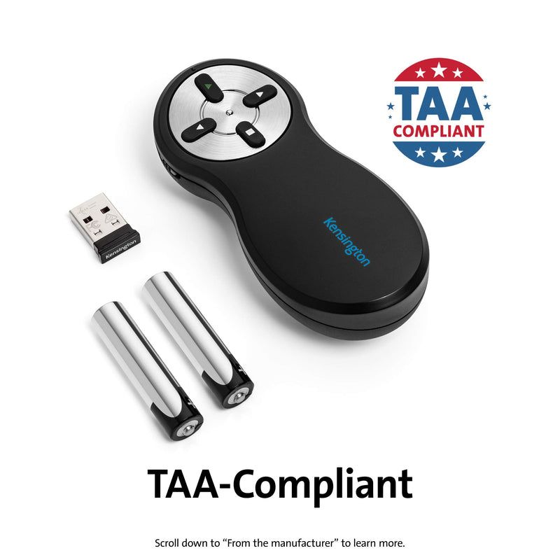 Kensington Wireless Presenter - Presentation Remote (K33271WW) No Pointer