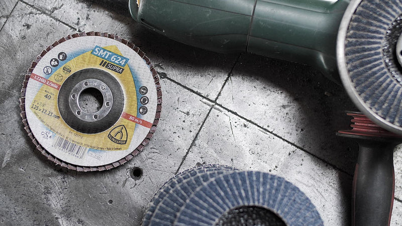 Klingspor 322767 SMT 624 SUPRA, sanding mop disc SUPRA, packaging unit 10, 115X22.23, 40, 10