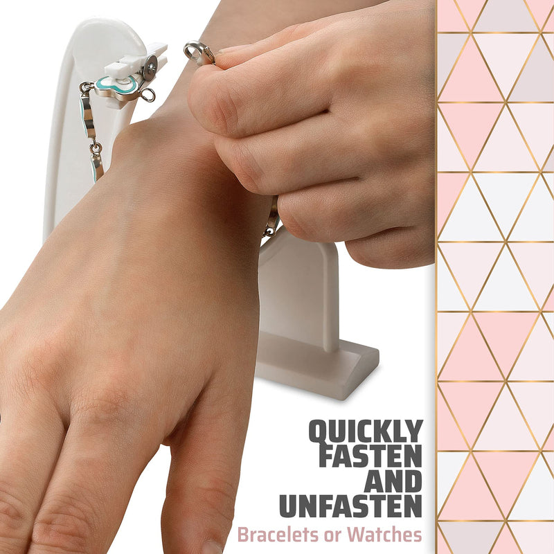 Medca Bracelet Buddy- Jewelry Helper Fastening Aid to Quickly Fasten and Unfasten Bracelets or Watches - 2 Pack