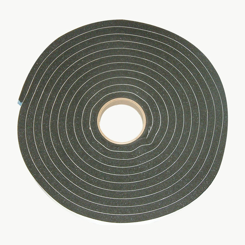 JVCC SCF-01 Low-Density PVC Foam Tape [Single-Sided, Closed Cell]: 1/4 in. Thick x 1/2 in. x 35 ft. (Black) 1/4 in. thick foam x 1/2 in. x 35 ft.