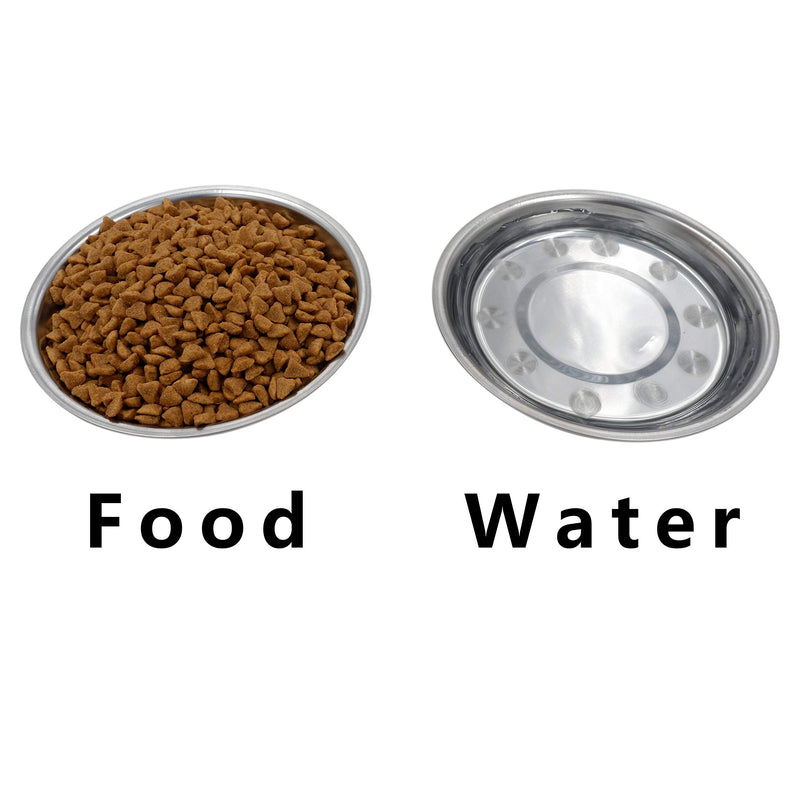 Forest Guys Dog Bowls Cat Bowls Stainless Steel Bowls Stainless Steel Dish 5-Pack