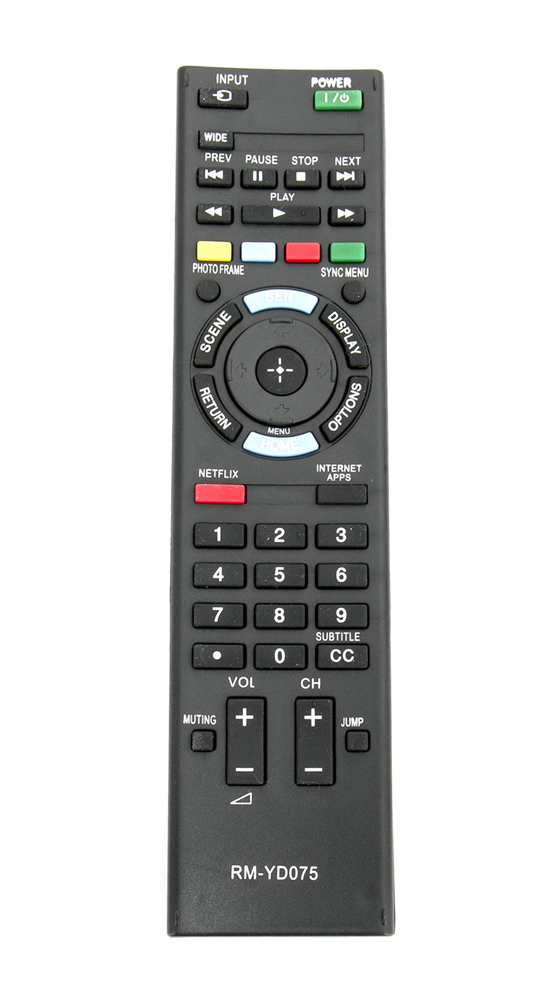 RM-YD075 Replaced Remote fit for Sony TV KDL-40EX640 KDL-46EX640 KDL-55EX640 KDL-40EX645 KDL-46EX641 KDL-46EX645 KDL-50EX645 KDL-55EX645 KDL-60EX645
