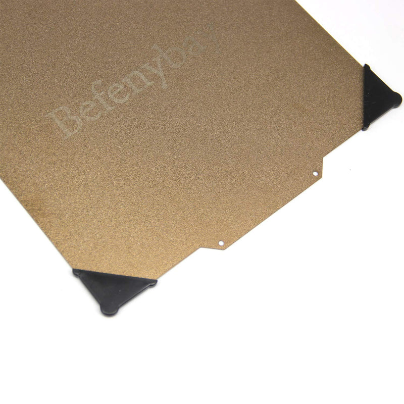 Befenybay Flexible Removable Single-Sided Spraying PEI Metal Sheet Bed Magnetic Heated Bed Build Surface 250x250mm for 3D Printer (250x250mm)
