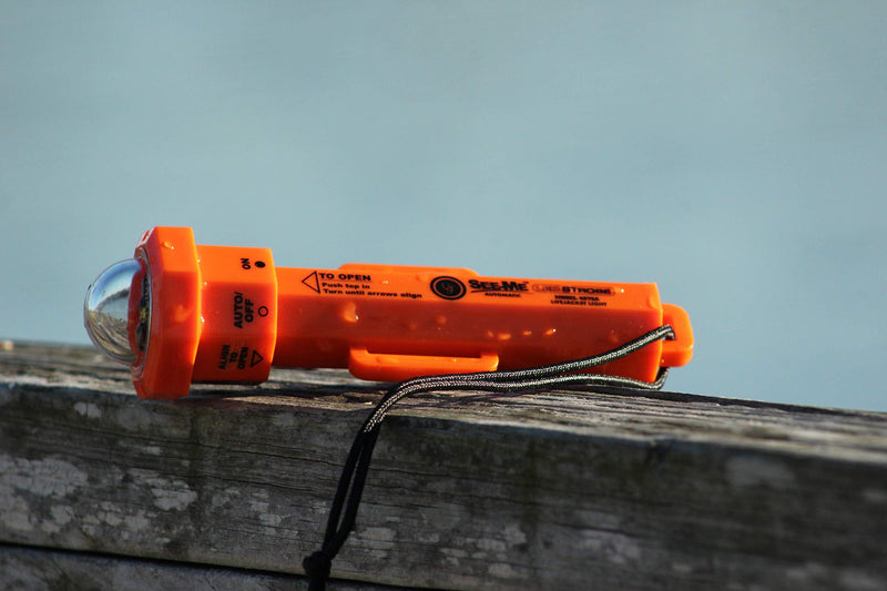 ust See-Me 2.0 Water Activated 45 Lumen Strobe LED Light for Emergency, Camping, Hiking and Outdoor Survival, Orange, One Size (20-4075A-08)