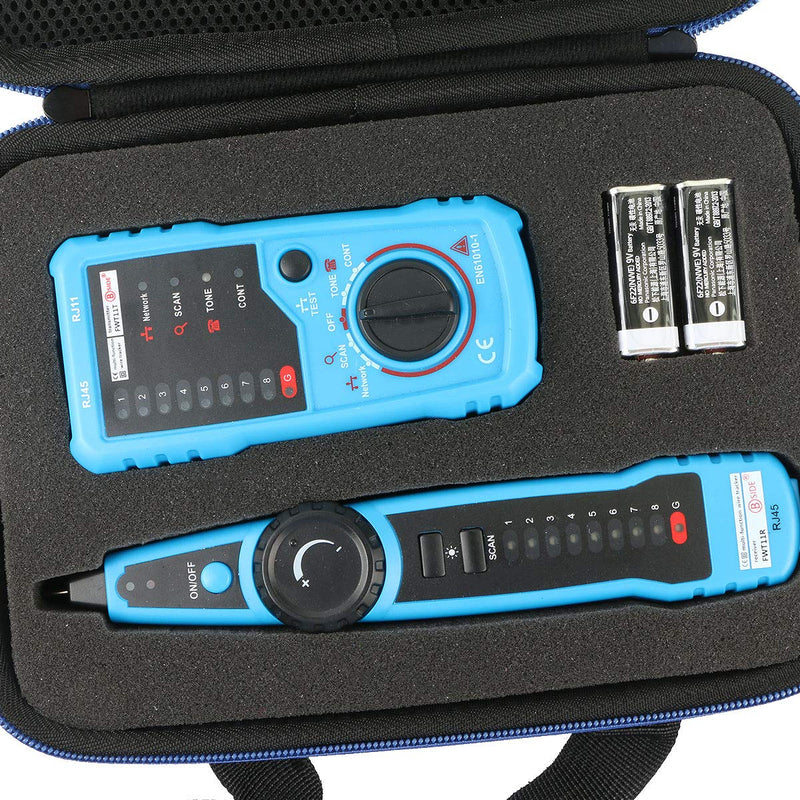 co2crea Hard Travel Case Replacement for ELEGIANT/Tacklife/Meterk RJ11 RJ45 Wire Tracker Network Cable Tester