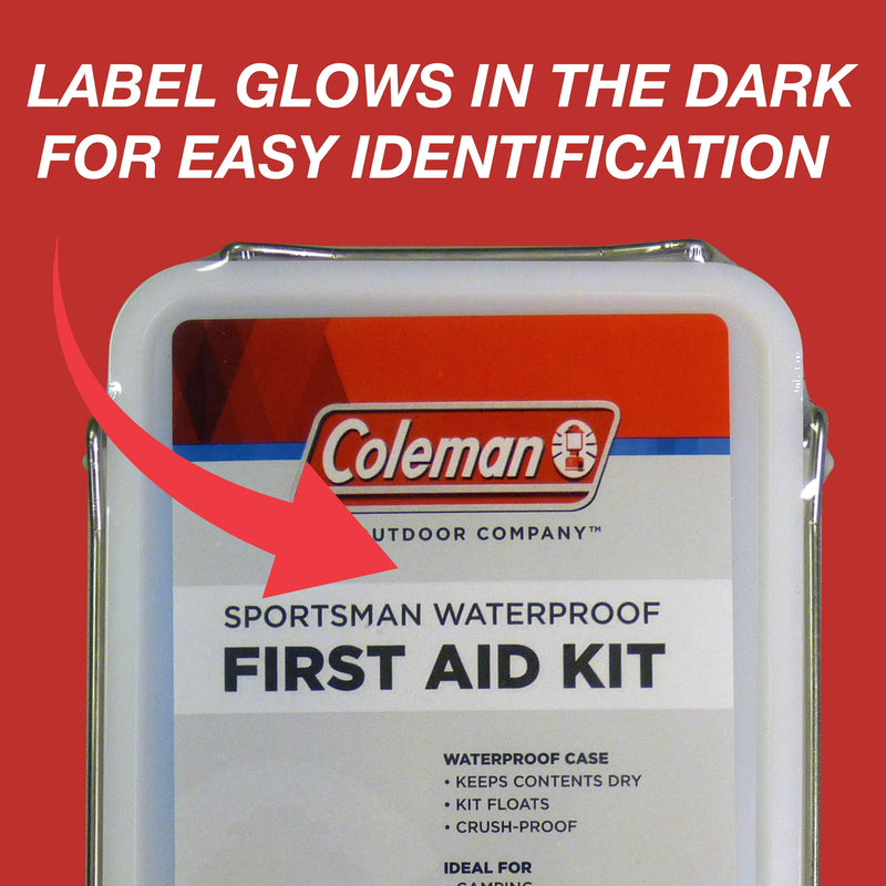 Coleman Sportsman Outdoor Waterproof First Aid Kit - 100 Pieces