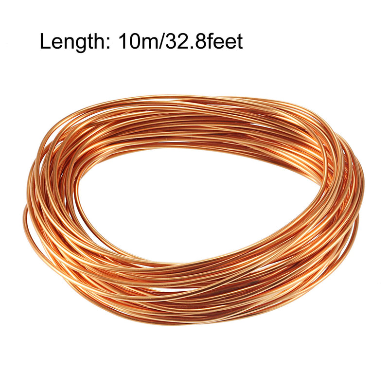 uxcell 1.2mm Dia Magnet Wire Enameled Copper Wire Winding Coil 32.8ft Length Widely Used for Transformers Inductors