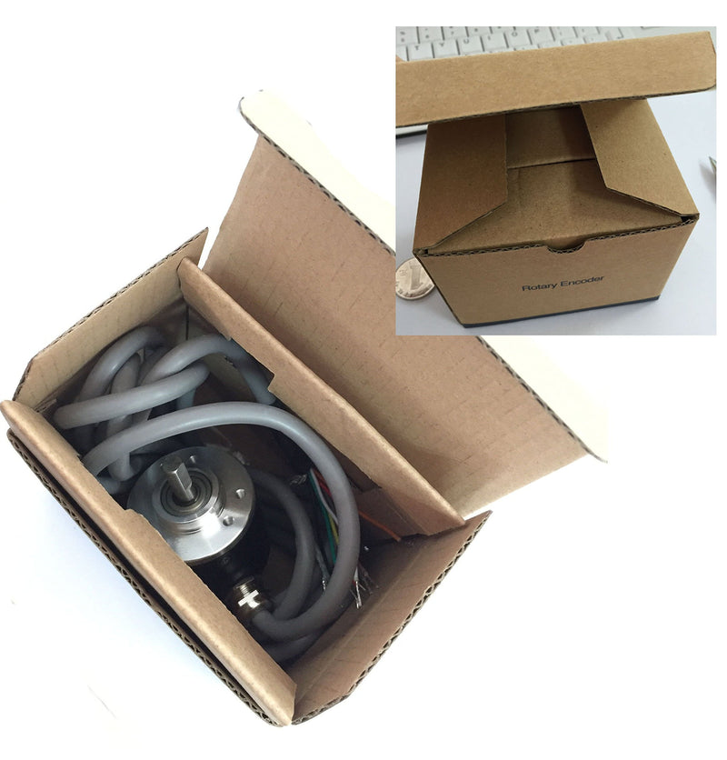 38mm Outer Diameter Solid Shaft Hollow Shaft Rotary Encoder with Different Resolutions (200PPR, Line driver with 5V) 200PPR