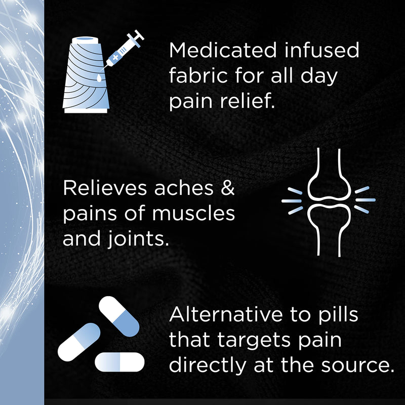 NUFABRX Pain Relieving Arm Compression Sleeve for Men & Women | Full Arm Cover and Elbow Brace | All Day Relief Against Arthritis Tendonitis and Tennis Elbow | One Size Fits All