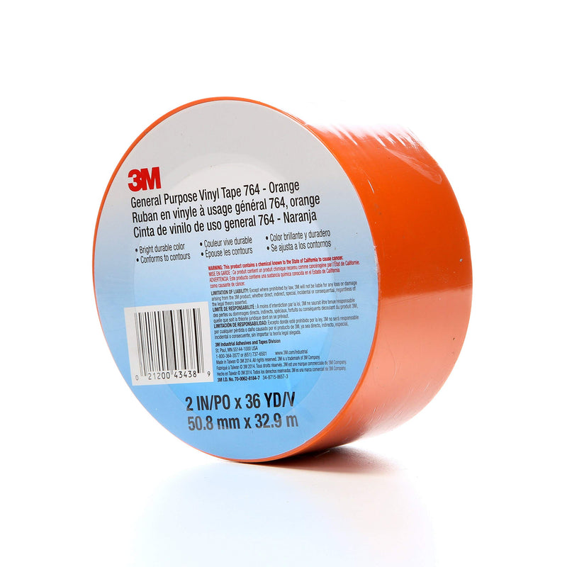 3M General Purpose Vinyl Tape Color Coding Pack, 6-Roll