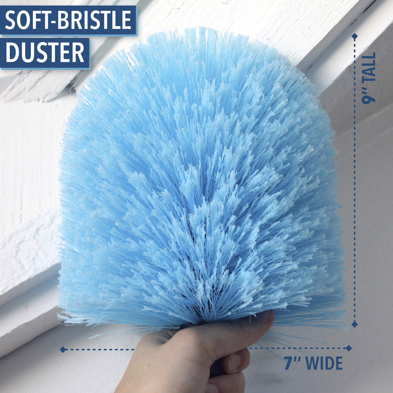 EVERSPROUT Twist-On Cobweb Duster (Soft Bristles) | Hand Packaged to Protect Bristles | Indoor & Outdoor use Brush Attachment | Fits Standard Acme Threaded Poles | Brush Only (Pole Sold Separately) Cobweb Duster (Soft Bristles)