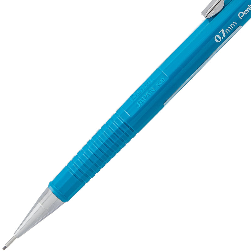 Pentel Sharp Automatic Pencil, 0.7mm, Blue Barrel, 1 Pack (P207BP-K6)