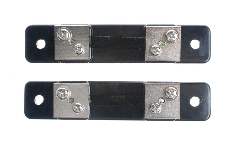 NOYITO 30A 75mV Metal Shunt Resistor External Shunt for Current Ammeter Analog Panel Meter (Pack of 2)