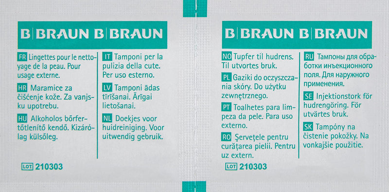 B. Braun Softa Swabs cleaning swabs/alcohol swabs, 100 pieces