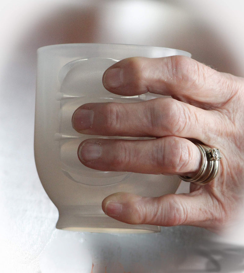 Marusya Inc's No-Slip Easy Grip Cup. 12oz. Set of 4.