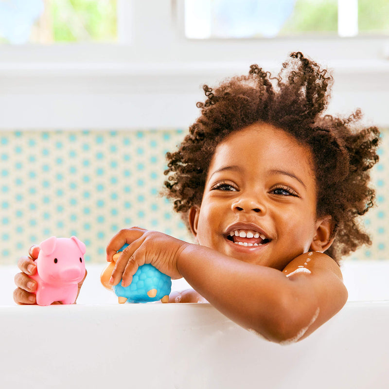 Munchkin Squirtin Bath Toy, Barn Buddies 4 count Farm