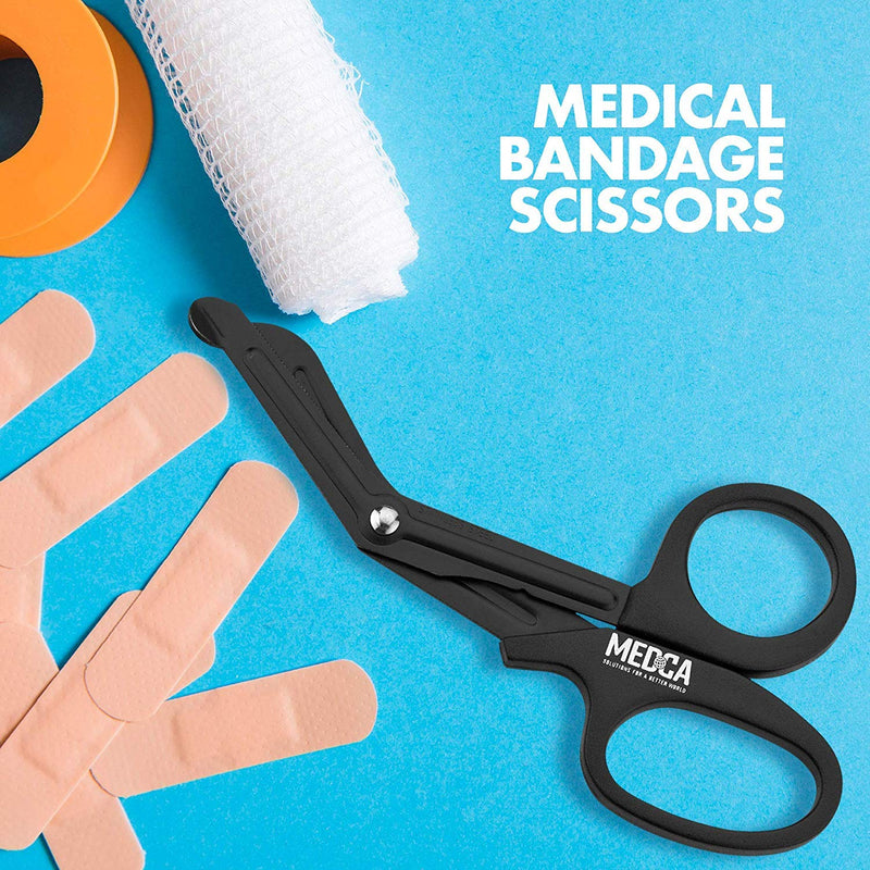 Medical Bandage Scissors - Trauma Scissors and EMT First Responder Scissors - Made of high quality stainless steel for nurses, doctors, first aid supplies, 7.5 inch length.