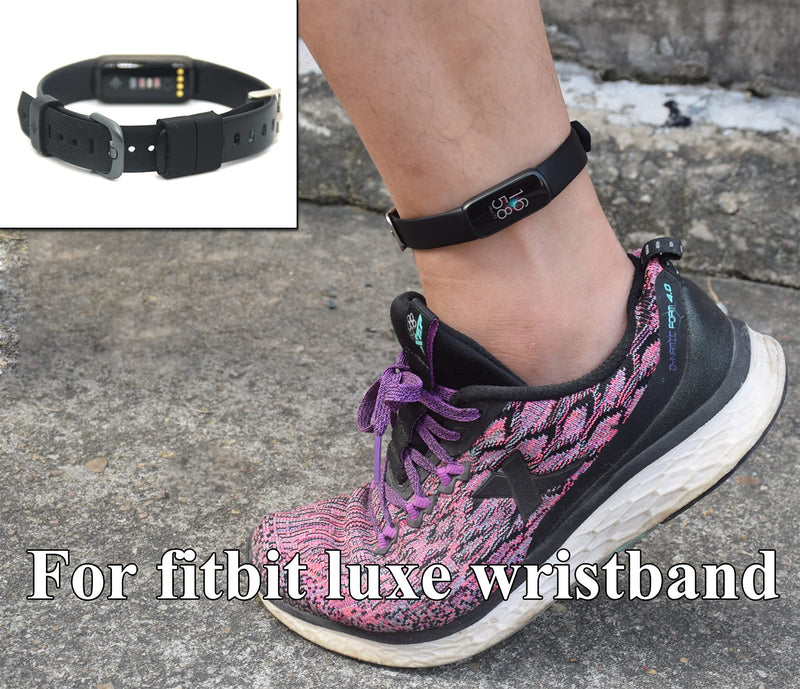 Extender Band Compatible with Fitbit Flex/2 Fitbit Alta Fitbit Luxe Watch Band, Band Extender for Larger Wrist or Ankle Wear (Black)