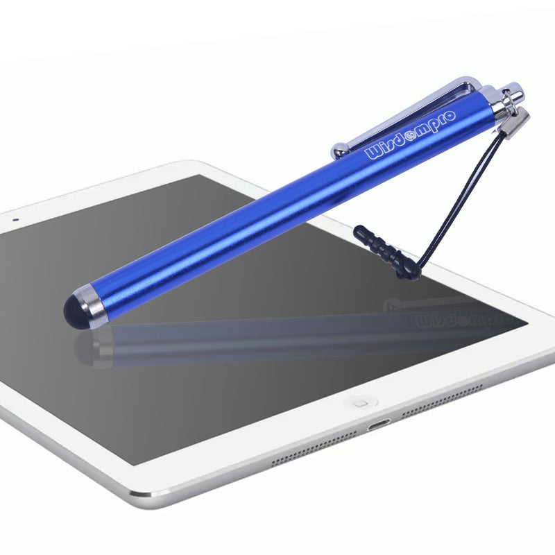 Wisdompro 9-Pack 4.5-Inch Stylus for Capacitive Touch Screen - Black / Silver / Golden / Green / Red / Blue / Light Blue / Hot Pink / Purple 9-Color Pack