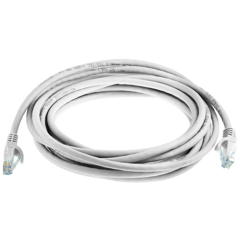 Mediabridge Ethernet Cable (50 Feet) - Supports Cat6 / Cat5e / Cat5 Standards, 550MHz, 10Gbps - RJ45 Computer Networking Cord (Part# 31-299-50B) 50FT White