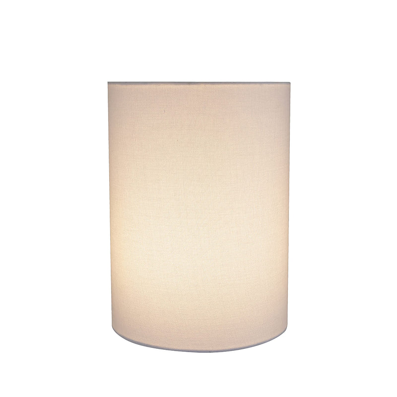 Aspen Creative 31261 Transitional Drum (Cylinder) Shaped Spider Construction Lamp Shade in White, 8" wide (8" x 8" x 11")