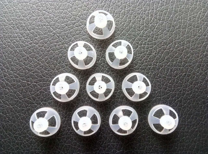 Jungle Care Hearing Aid Ear Piece Open Domes 12mm 10-Pack Comfortable PSAP (Personal Sound Amplifiers Product) Kit Ear Tips Invisible, Perfect for Open Air (Open fit), Except for RIC
